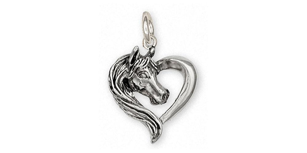 Horse Charm Jewelry Sterling Silver Handmade Horse Charm H303-C