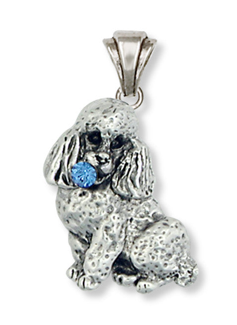 poodle necklace charm