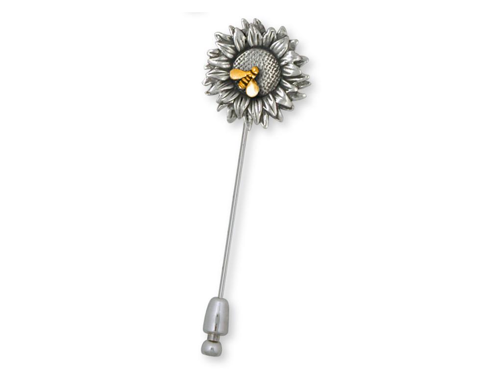 sunflower brooch pin
