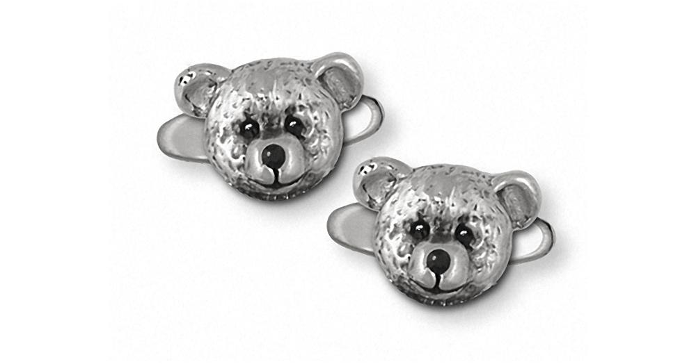 teddy bear cufflinks