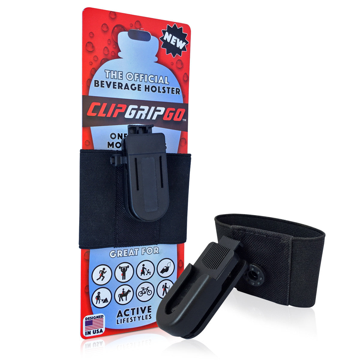 Beverage/Bottle+Holster+-+Clip+Grip+Go