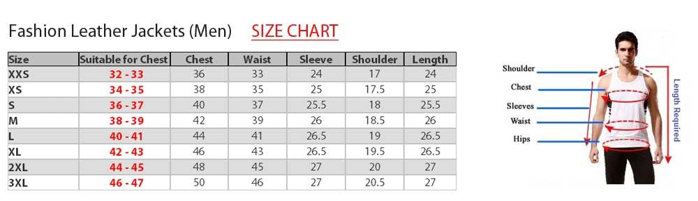 Size Chart – Spitfire Leather