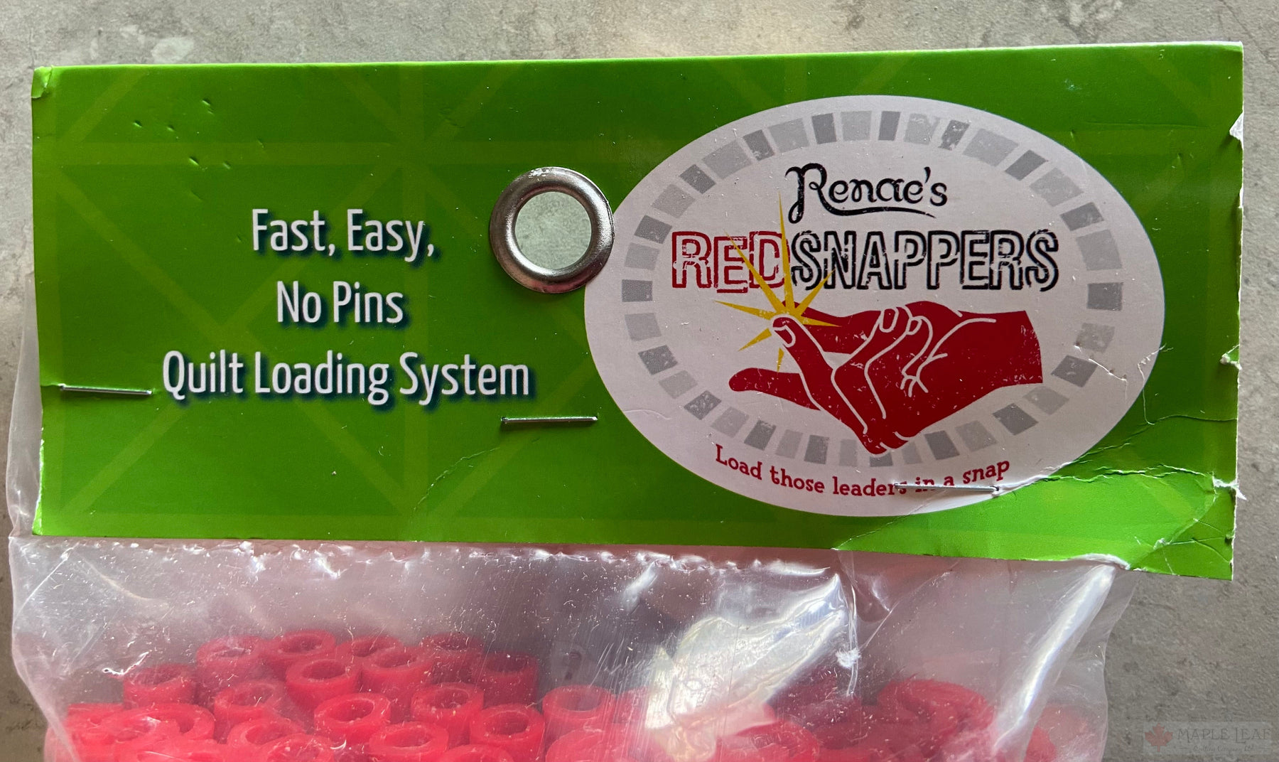 Red Snappers 10', Clamps for Longarm Quilting