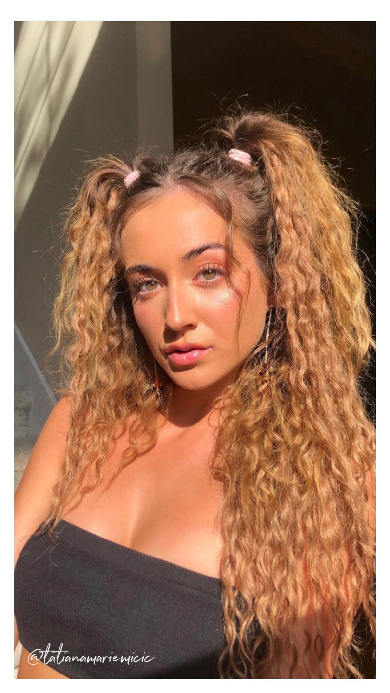 curly weave for white girl