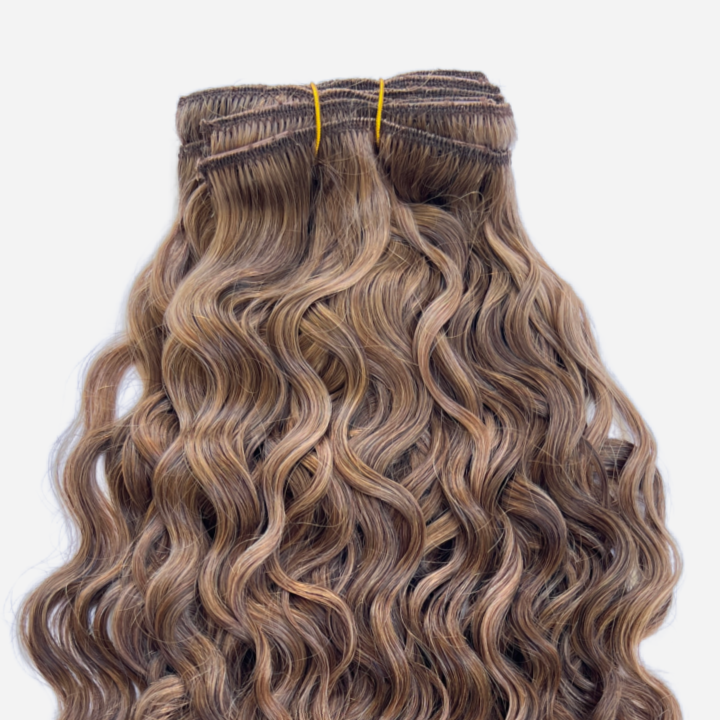 Wavy Curly Balayage | Curly Hair Extensions | Curly Heaven™