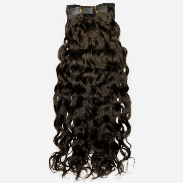 Indian Curly Seamless Clip In Hair Extensions