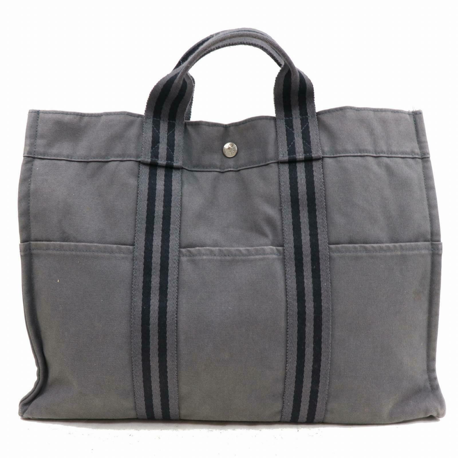 Hermes Garden Party Gray Tote Bag 11238