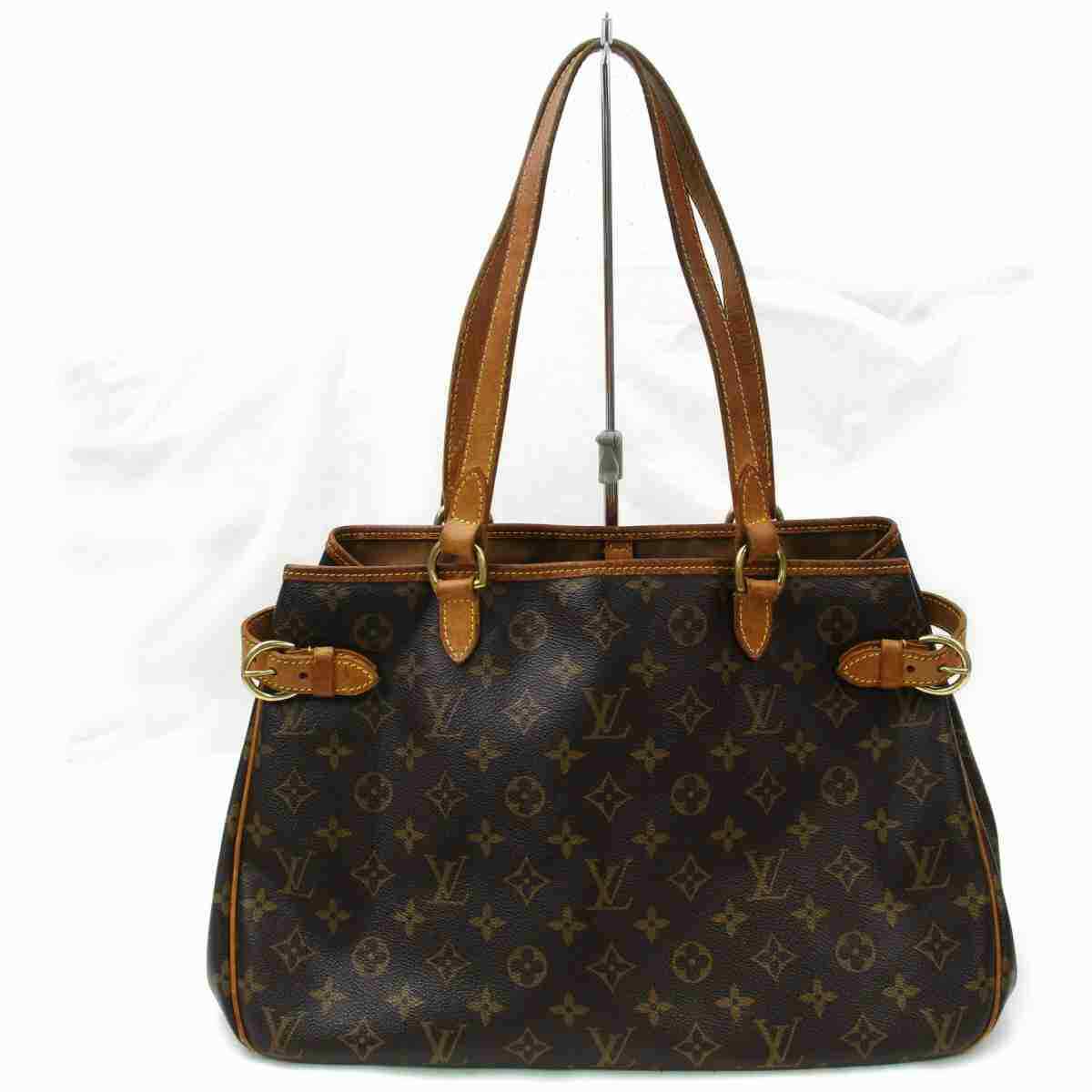 Højde skab Skråstreg Louis Vuitton Batignolles Horizontal M51154 Brown Monogram Tote Bag 11