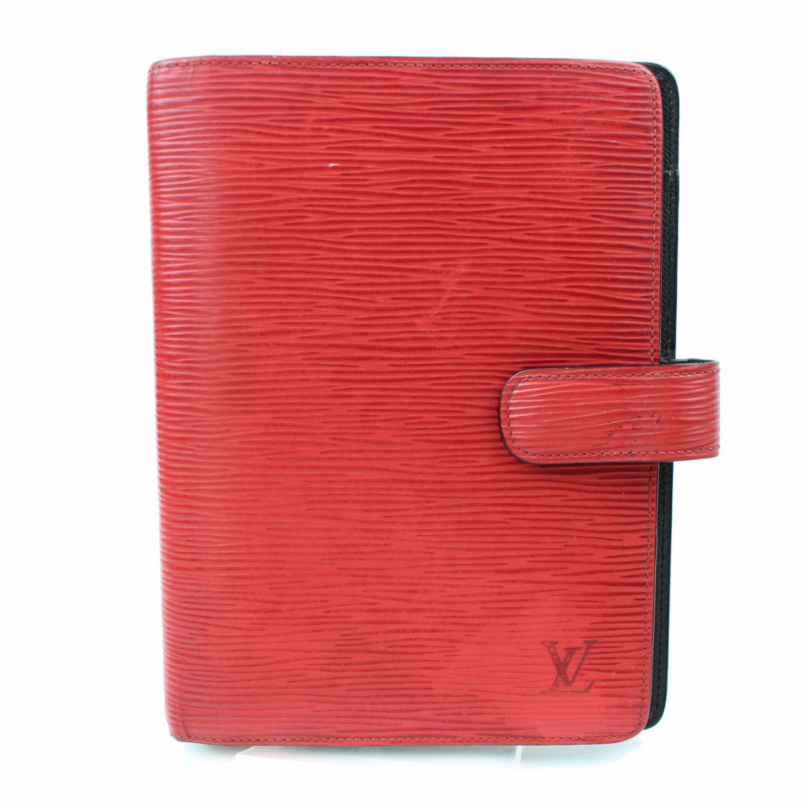 Kabelbane Kvadrant Envision 1) Louis Vuitton Agenda MM Red Epi Diary Cover 10853