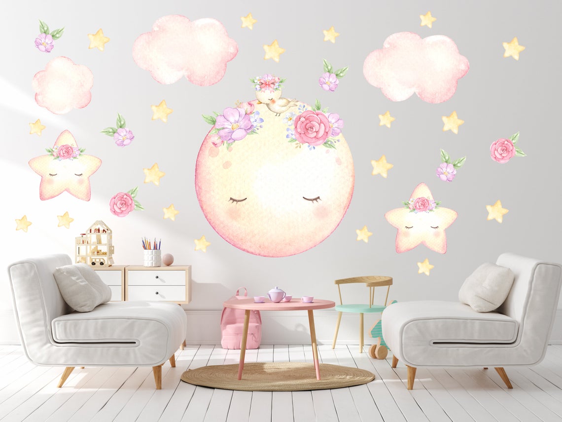 moon decal