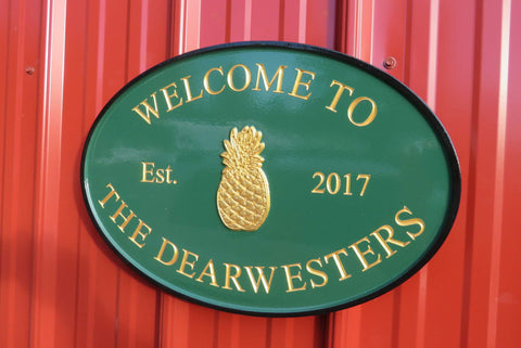 Welcome to the Dearwesters sign