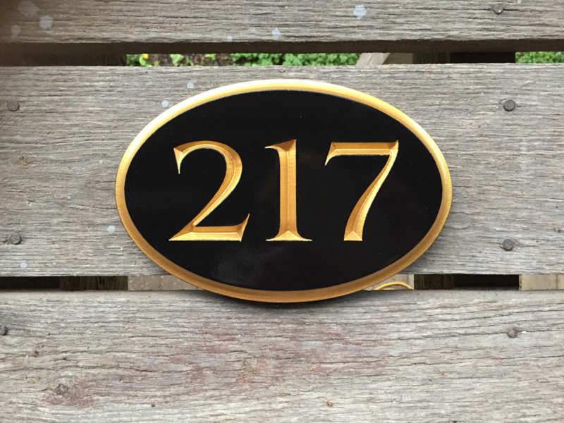 house number plaques