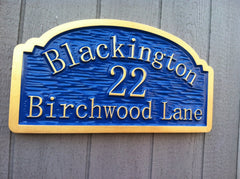Custom Address Sign - Blackington