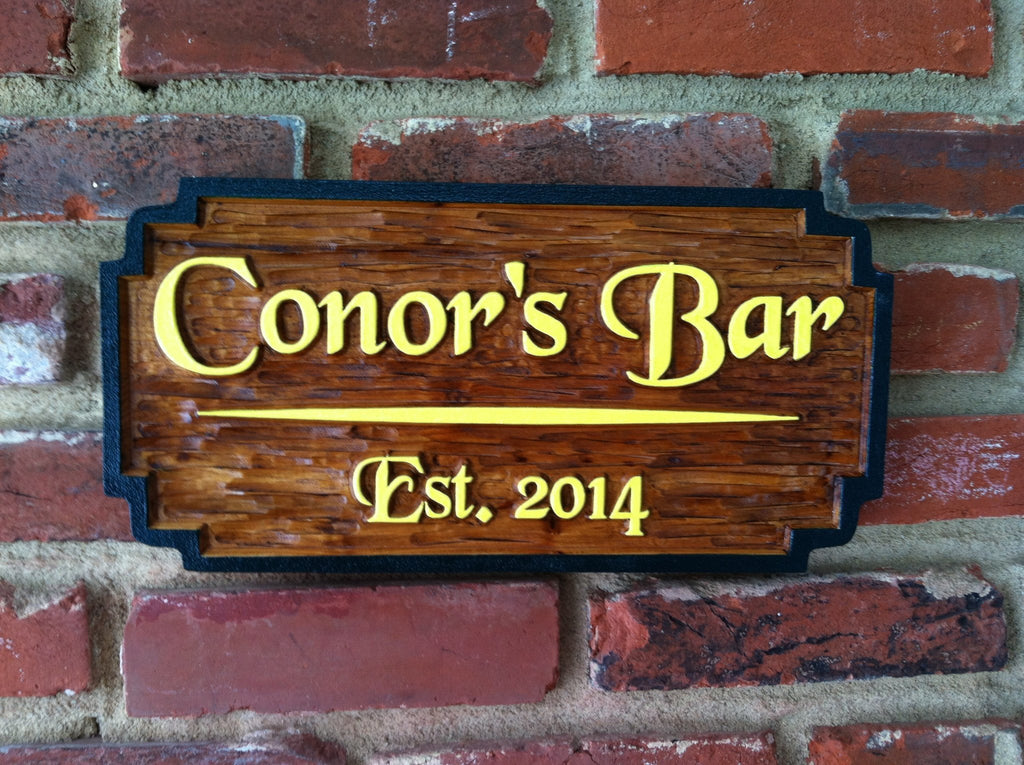 Bar or Pub sign - Made to order with your name – The