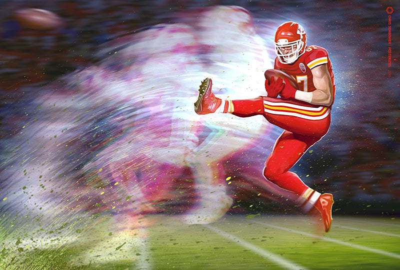 Signed by Travis Kelce: Primetime – 21G: Art With Soul by Chris Sembower