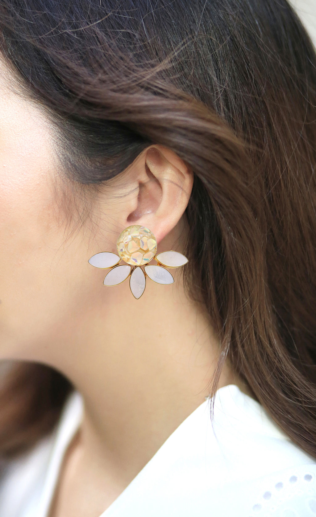 Miraksha Flower Long Neckpiece With Earring – Adore By Priyanka