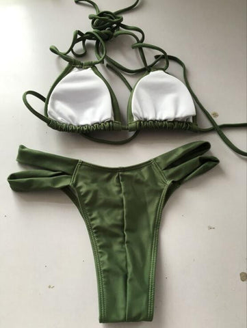 Sexy Halter Bikini Swimwear Set – Dress ps