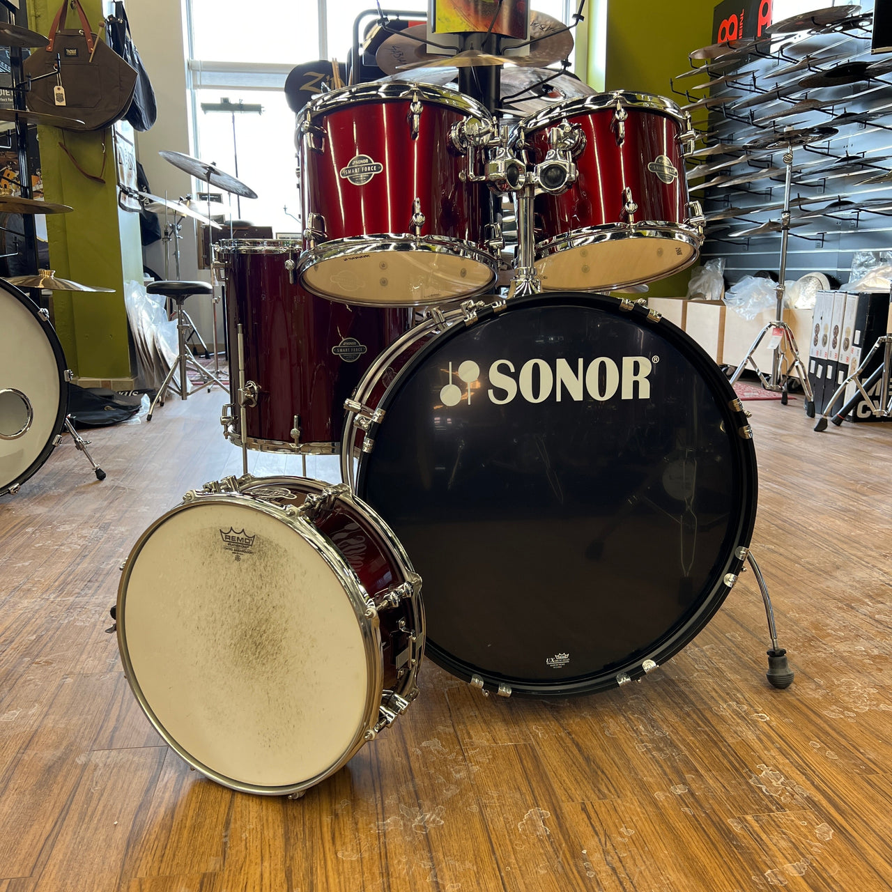 人気の新作 sonor スネア ソナー smart forth xtend hardwood