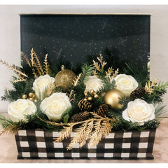 Holiday Flower Boxes