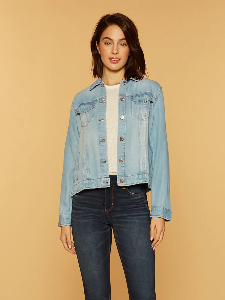 Jackie Denim Jacket – Classy & Sassy Boutique