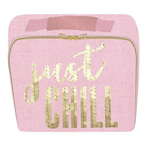 pink sequin lunch box