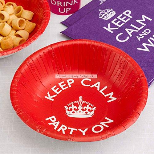 red paper bowls
