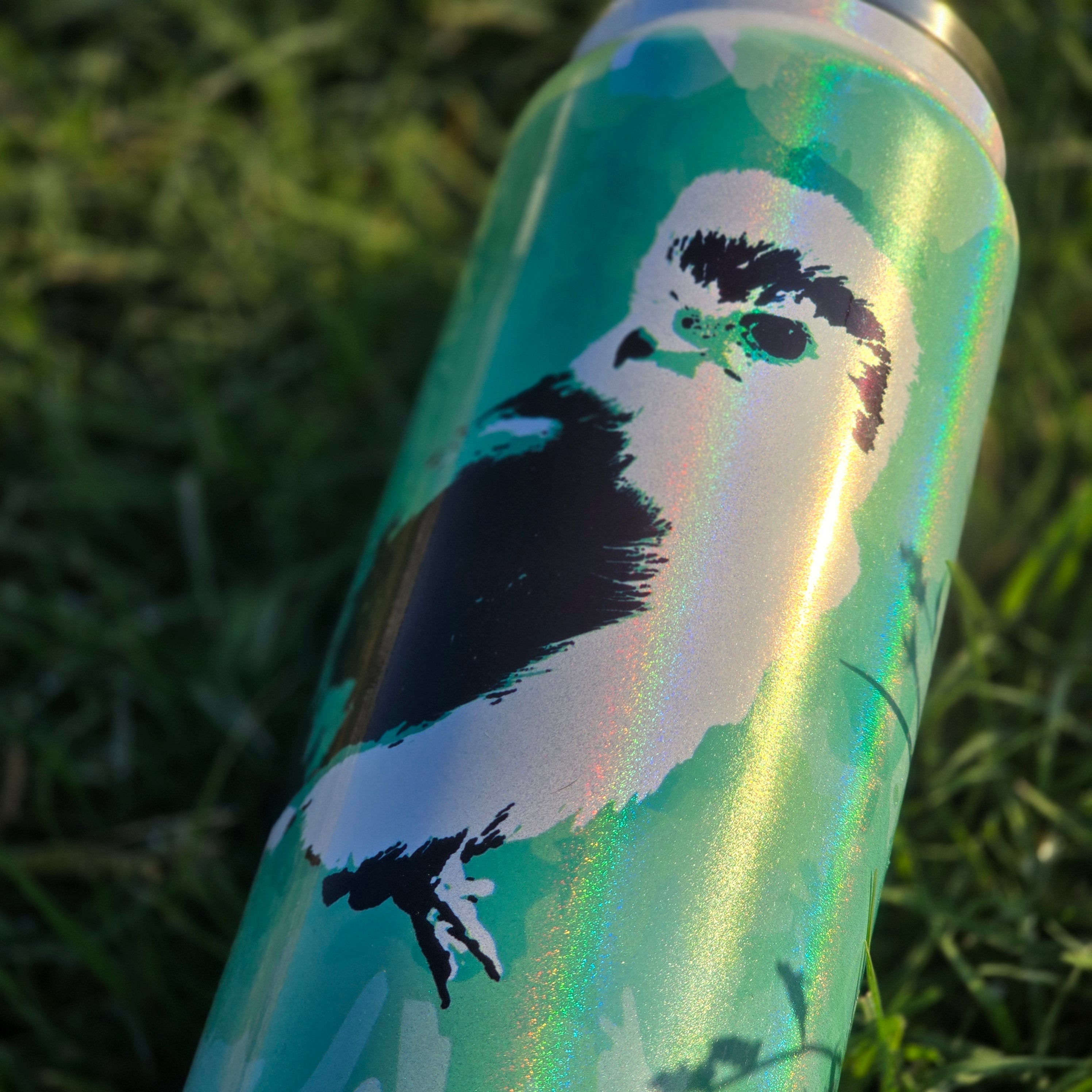 Pygmy Falcon (Limited Edition) 17oz Stainless Steel Glitter Tumbler