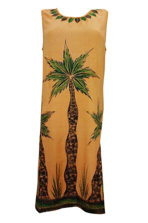 Women's Sleeveless beach dress Embroidered Boho Hippie Summer Dresses small - mogulinteriordesigns - 1