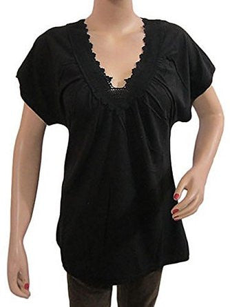 Black Tops Bohemian Blouses - mogulinteriordesigns - 1