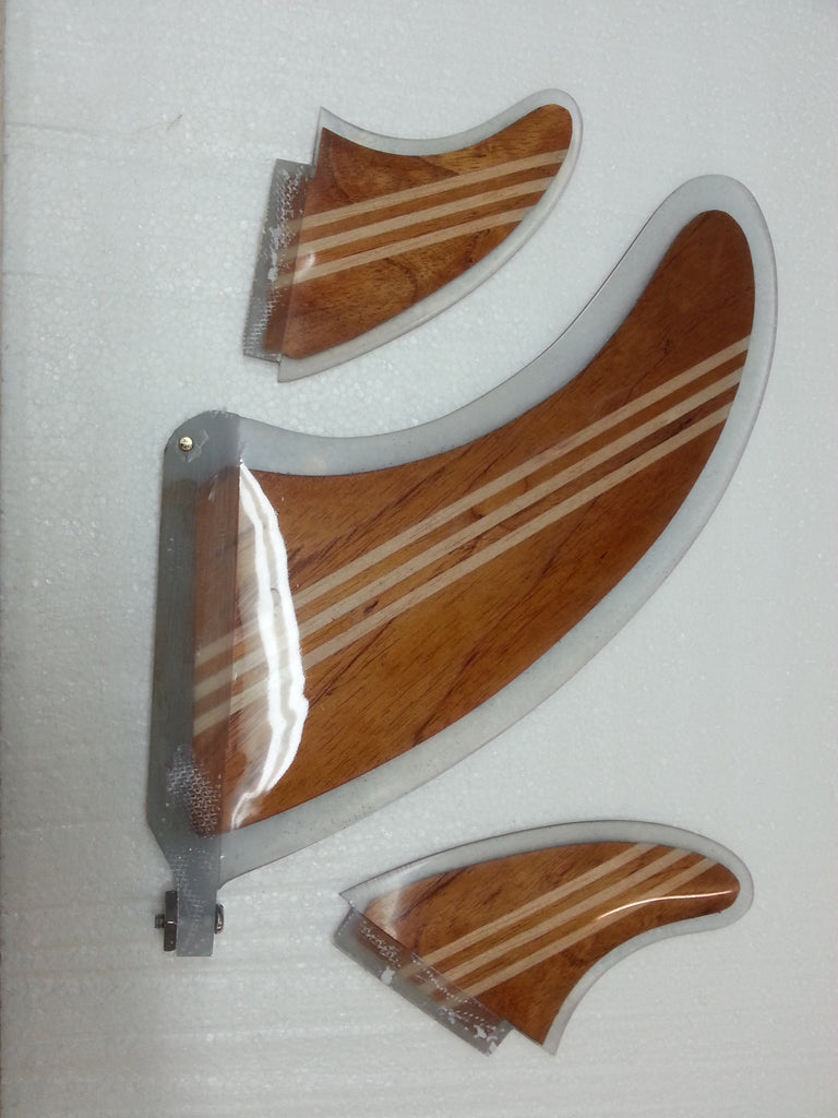 Longboard Timber Fins – Riley Balsa Wood Surfboards