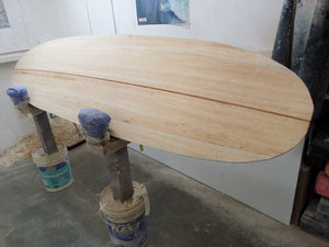 wood surfboard blank