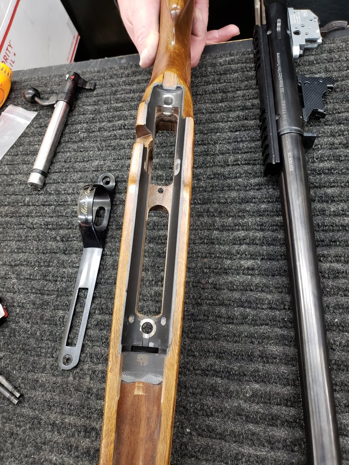  GUNSMITHING SERVICES: Pillar bedding on pre-inletted rifle stock 