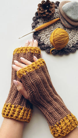 crochet mittens