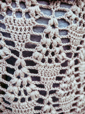 crochet pattern - diamond tears cardigan