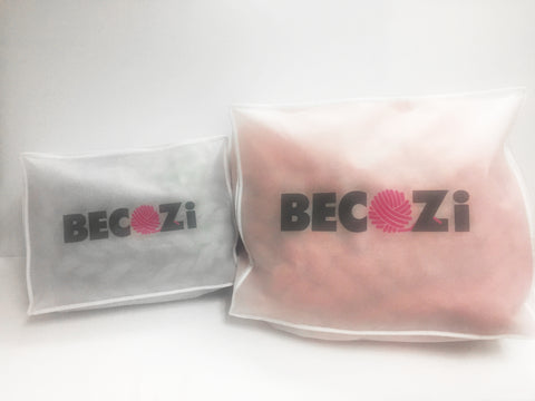 Blanket Storage Bag with BeCozi logo