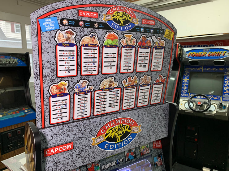 Street Fighter 2 Arcade 1up Topper Szabo S Arcades