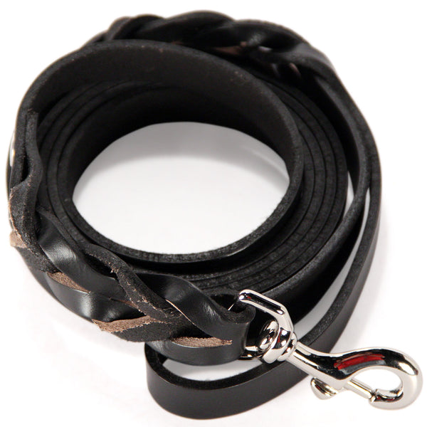 6 ft leather leash