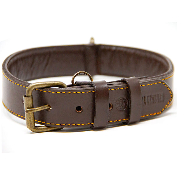 Supreme Padded Leather Dog Collar – Logical Leather