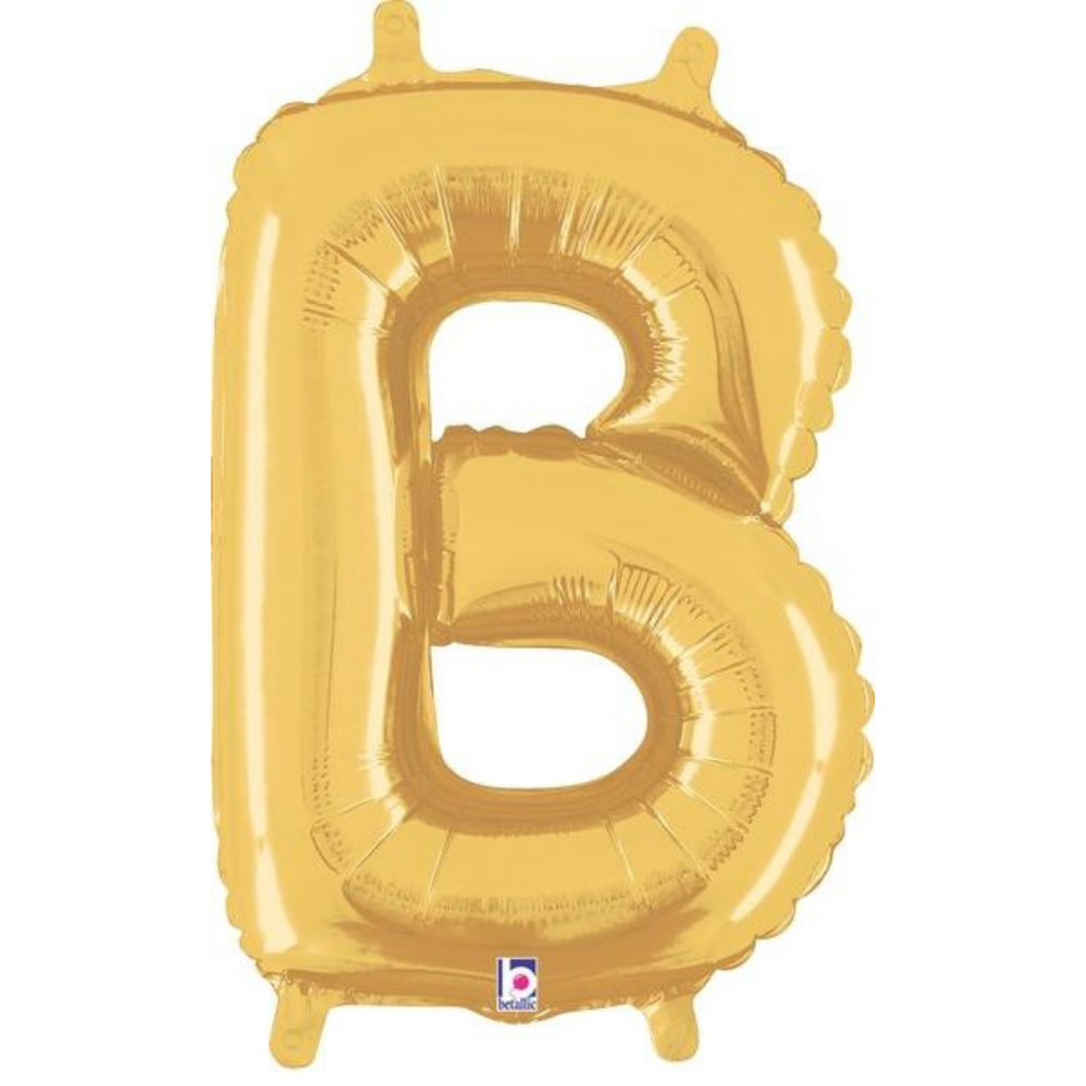 
                
                    Load image into Gallery viewer, 14&amp;quot; Letter Balloons Gold and Silver
                
            