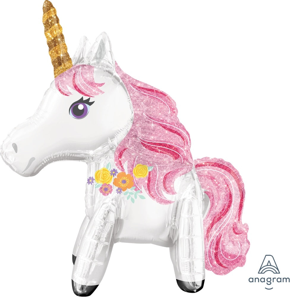 Golden Unicorn Horn Small Foil Balloon (14 Air-Fill)