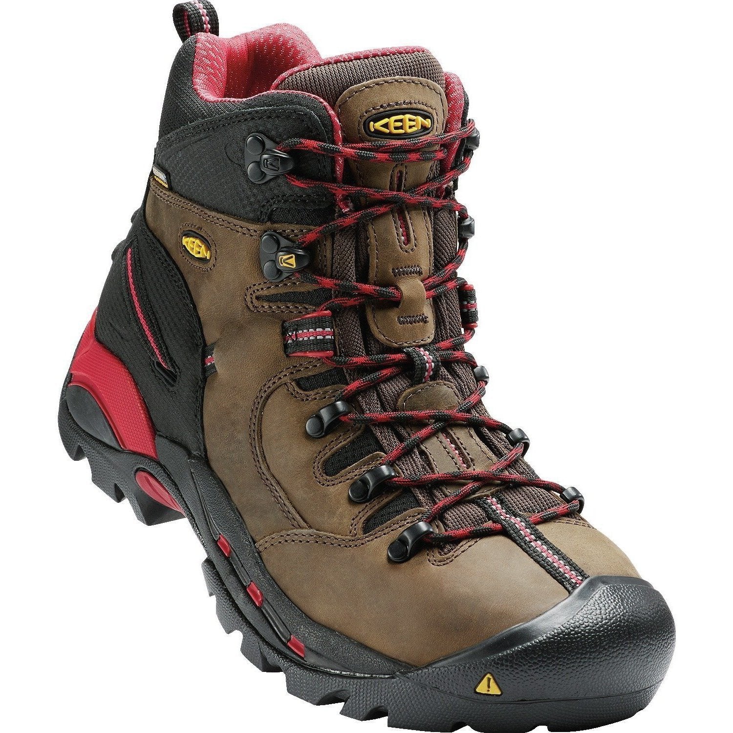 KEEN Utility Pittsburgh Steel Toe Hiker Work Boot - Bison - 1007024
