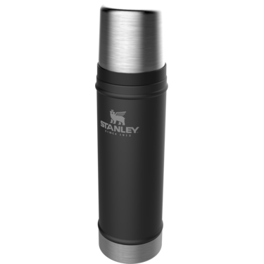 Stanley Insulated IceFlow Flip Straw Water Bottle 22oz - Matte Black 