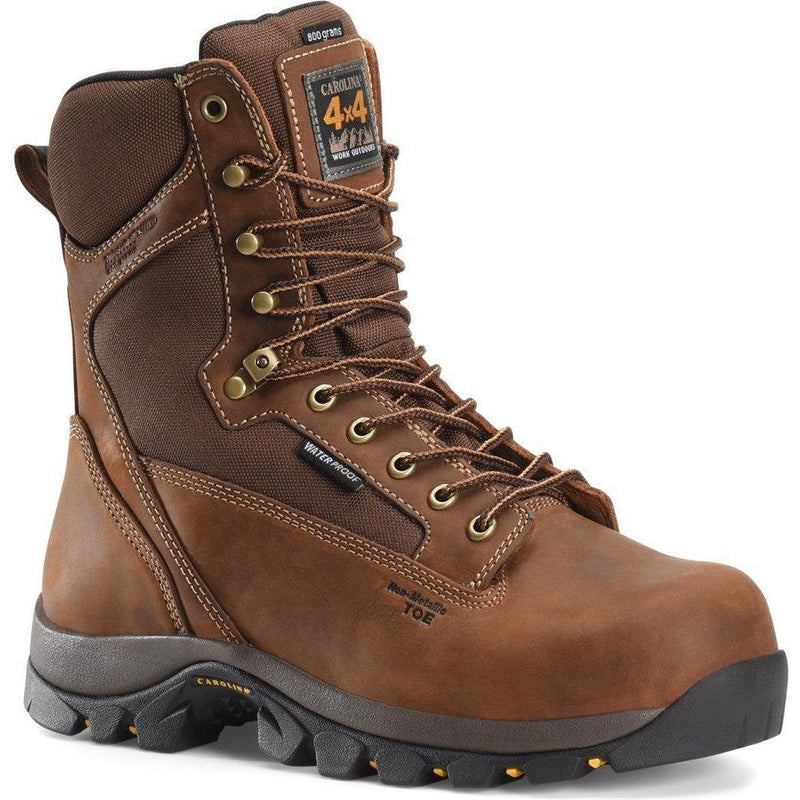 Carolina Men's Forrest 8” WP Ins Comp Toe Work Boot - Brown - CA4515