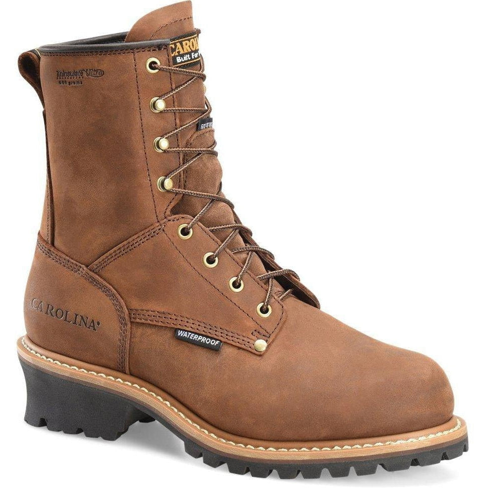 insulated logger work boots