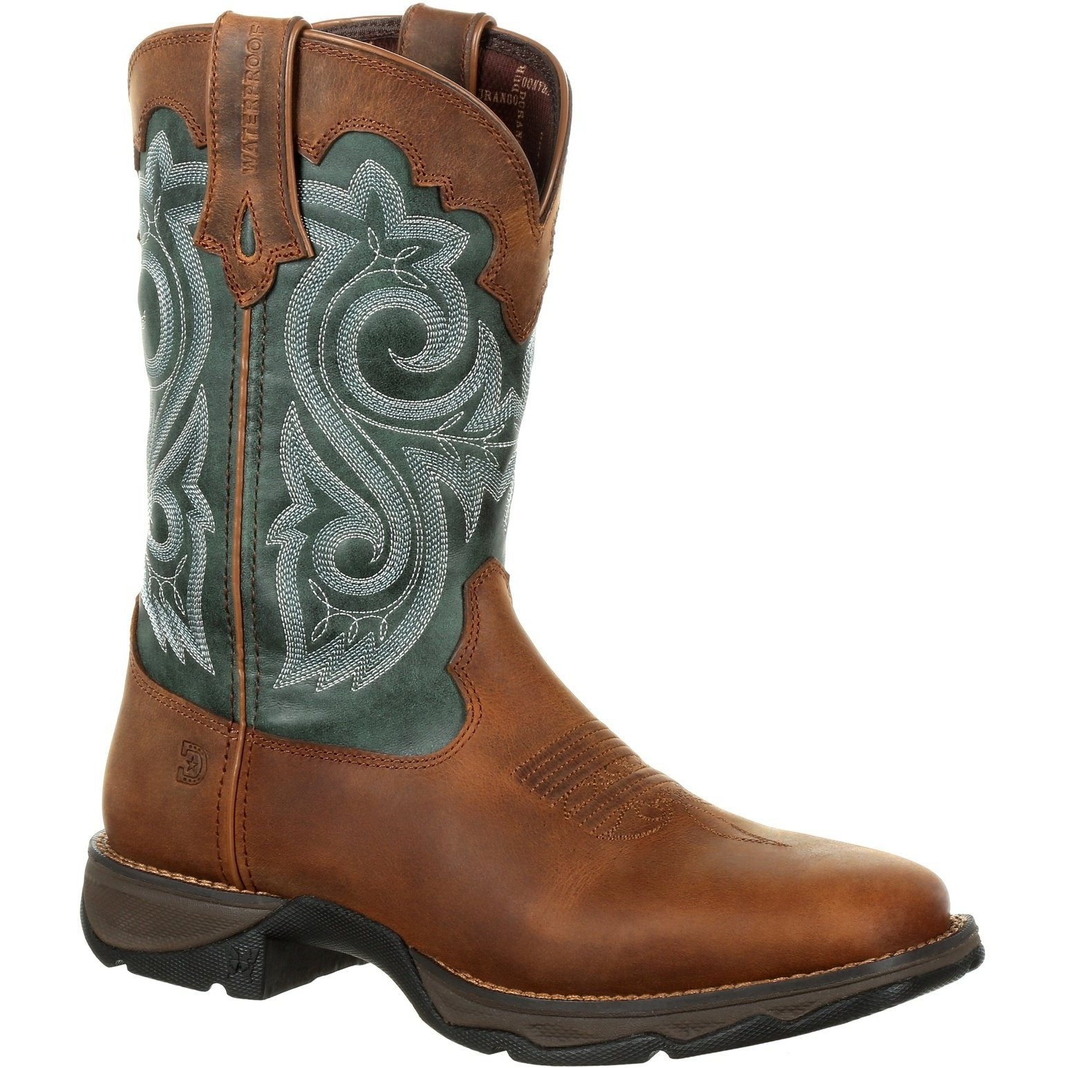 Durango Women's Rebel Pro Earth & Amethyst Square Toe Cowgirl Boots DRD0354