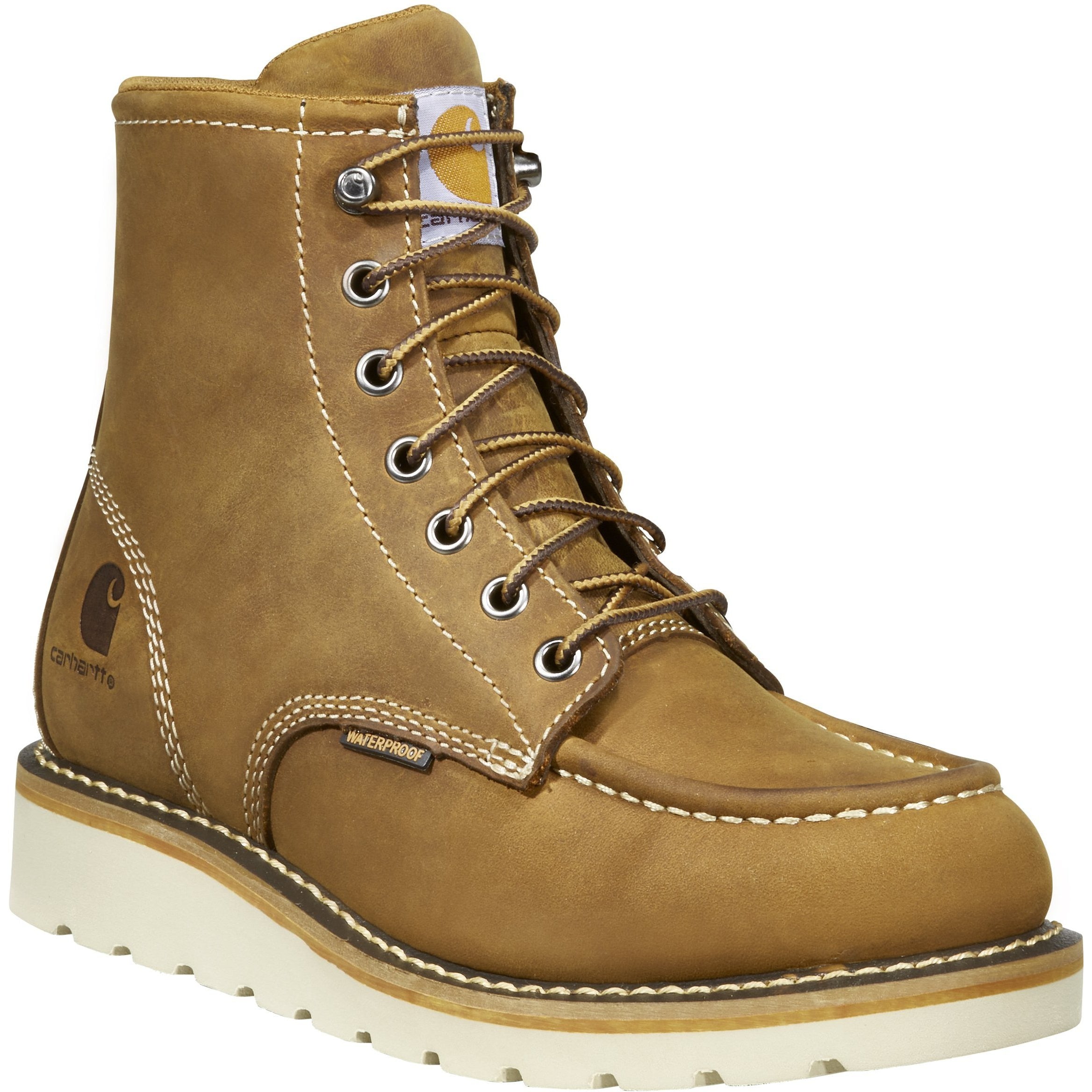 Carhartt logger discount boots steel toe