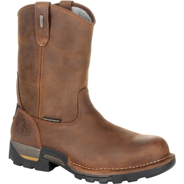 georgia boot amp lt wedge pull on work boot