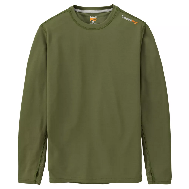 Timberland Pro Men's Wicking Good Long Sleeve Work T-Shirt - Green - T