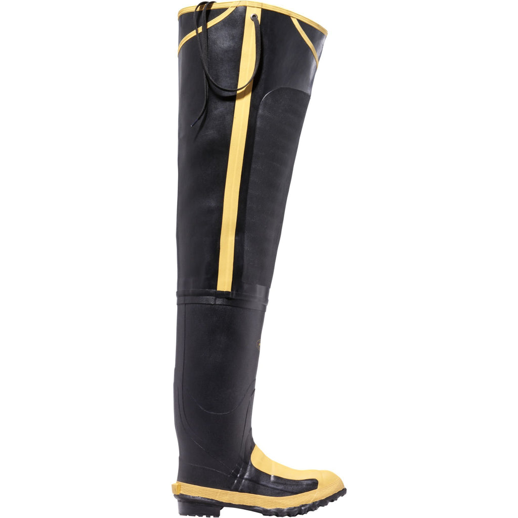 knee high rubber work boots