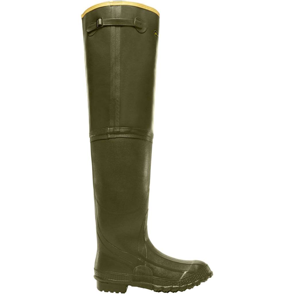 knee high rubber work boots